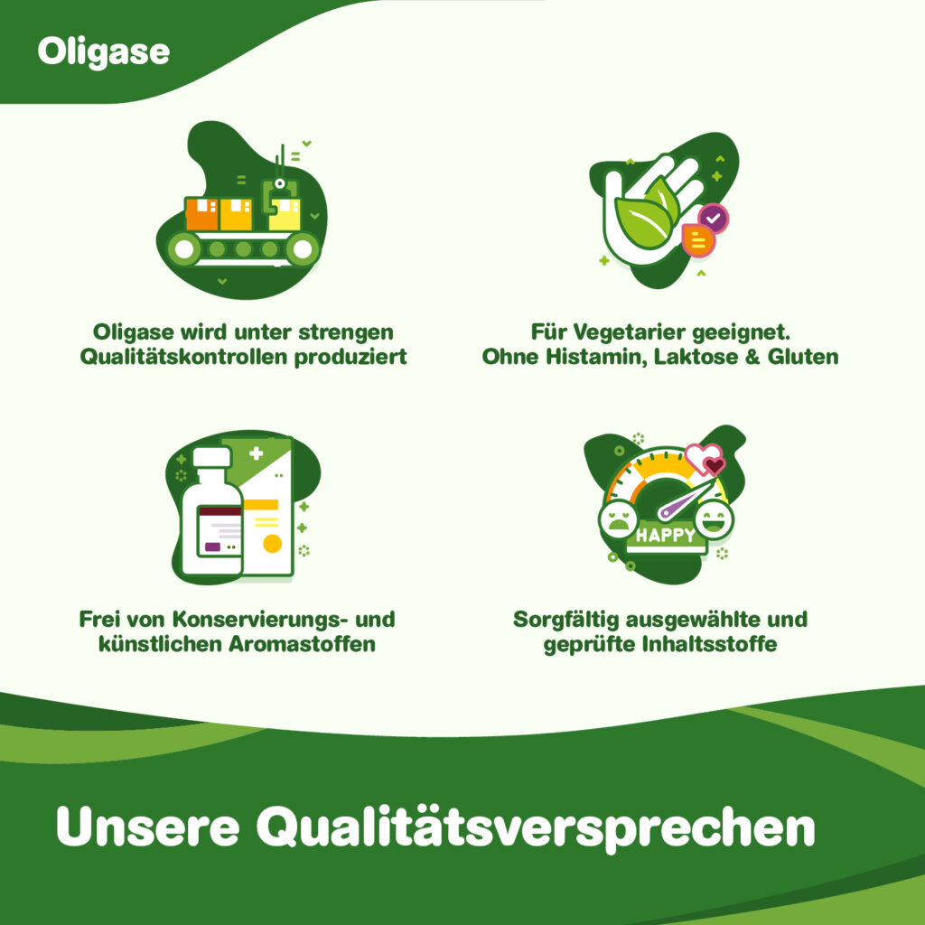 4 Qualitätsversprechen von Oligase