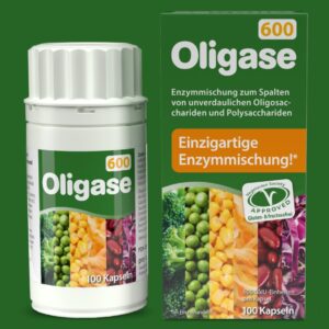 Oligase Kapseln 600 Vorderansicht Verpackung 100er
