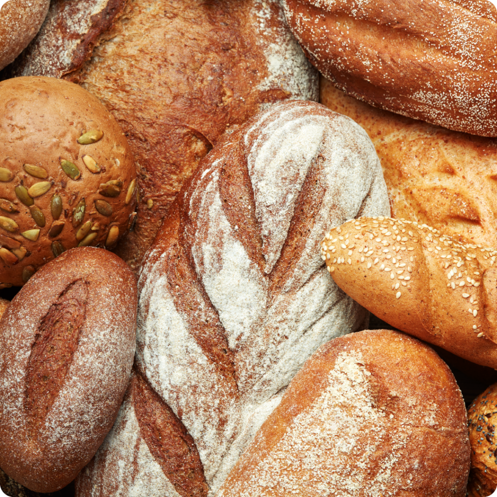 Nahaufnahme Brot & Brötchen